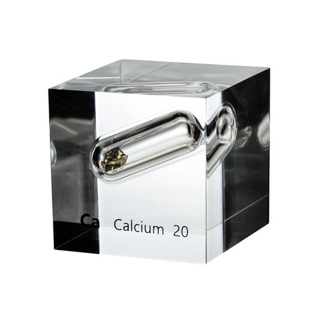 Lucite Cube // Calcium