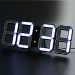 Digital LED Clock // Black Edition