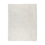 Tribeca Hand-Woven Shaggy Area Rug // Ivory (4' x 6')