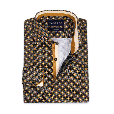 Bright Array Button-Up // Gold (S)