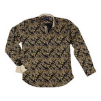 Dark Brush Button-Up // Foliage (M)