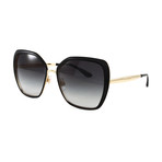 Women's DG2197 Sunglasses // Matte Black + Gold