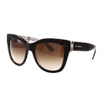Women's DG4270 Sunglasses // Havana + New Maiolica