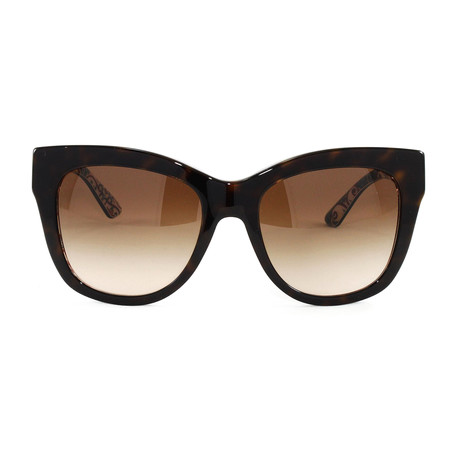 Women's DG4270 Sunglasses // Havana + New Maiolica