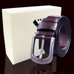 Normand Leather Belt // Dark Brown