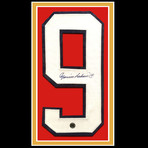 Maurice Richard // Signed Montreal Canadians Vintage Jersey // Museum Frame
