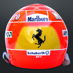 Michael Schumacher // Signed Full Size F1 Ferrari Helmet // Custom Museum Display (Signed Helmet Only)
