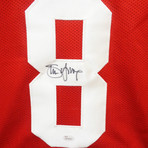 Steve Young // Signed Custom Jersey // Museum Frame (Signed Jersey Only)