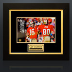 Joe Montana and Jerry Rice // Signed Photo // Custom Frame