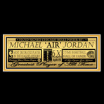 Michael Jordan // Signed Poster // Custom Frame