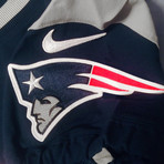 Tom Brady // Signed New England Patriots Blue jersey // custom frame (Signed Jersey Only)
