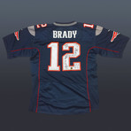 New England Patriots // Tom Brady + Team Signed Jersey // custom frame (Signed Jersey Only)