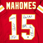 Kansas City Chiefs // Patrick Mahomes + Team Signed Jersey (Signed Jersey Only)