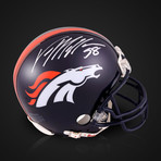 Von Miller // Signed Denver Broncos mini helmet // custom display (Signed Mini Helmet Only)