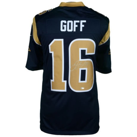 Los Angeles Rams // Signed Jersey // Jared Goff (Unframed)