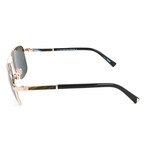 EZ0014 Sunglasses // Shiny Rose Gold