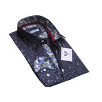 Chance Reversible Cuff Button Down Shirt // Multicolor (XL)