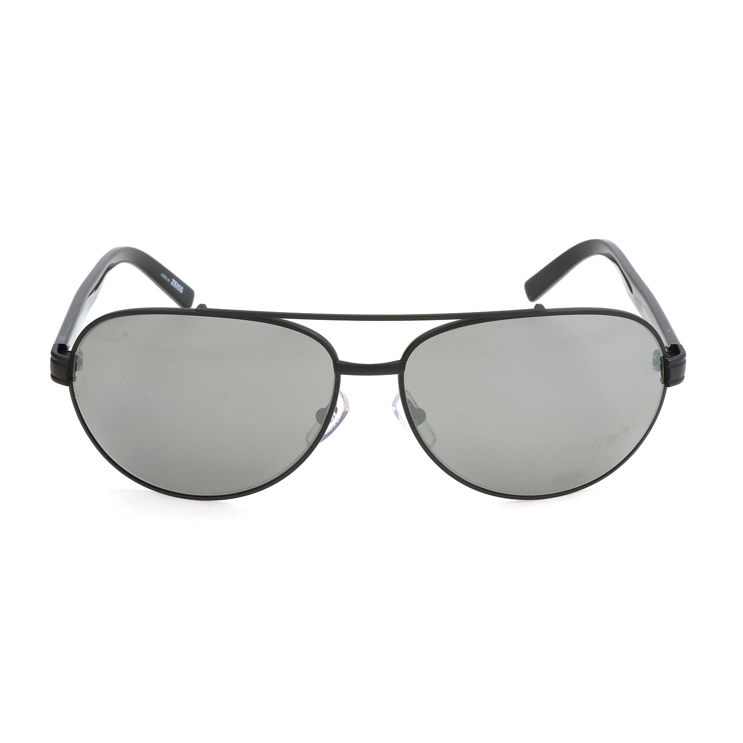 Men's EZ0004 Sunglasses // Matte Black + Smoke - Ermenegildo Zegna ...