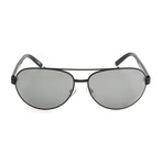 Men's EZ0004 Sunglasses // Matte Black + Smoke