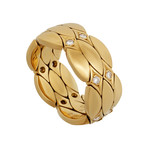 Vintage Cartier 18k Yellow Gold Diamond Ring // Ring Size: 7.25