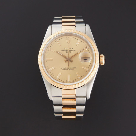 Rolex Date Two-Tone Automatic // 15233 // L Serial // Pre-Owned