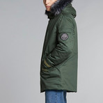 Tethra Mountain Parka Jacket // Forest Green (S)