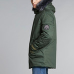 Tethra Mountain Parka Jacket // Forest Green (S)