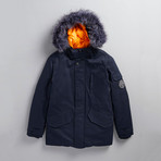 Tethra Mountain Parka Jacket // Navy (XL)