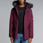 Tethra Mountain Parka Jacket // Plum (S)