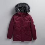 Tethra Mountain Parka Jacket // Plum (S)