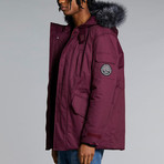 Tethra Mountain Parka Jacket // Plum (S)