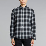 Vallegrande Check Flannel Shirt // Black (M)