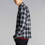 Vallegrande Check Flannel Shirt // Black (XS)
