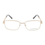 Men's EZ5021-029 Eyeglasses // Matte Gold + Black