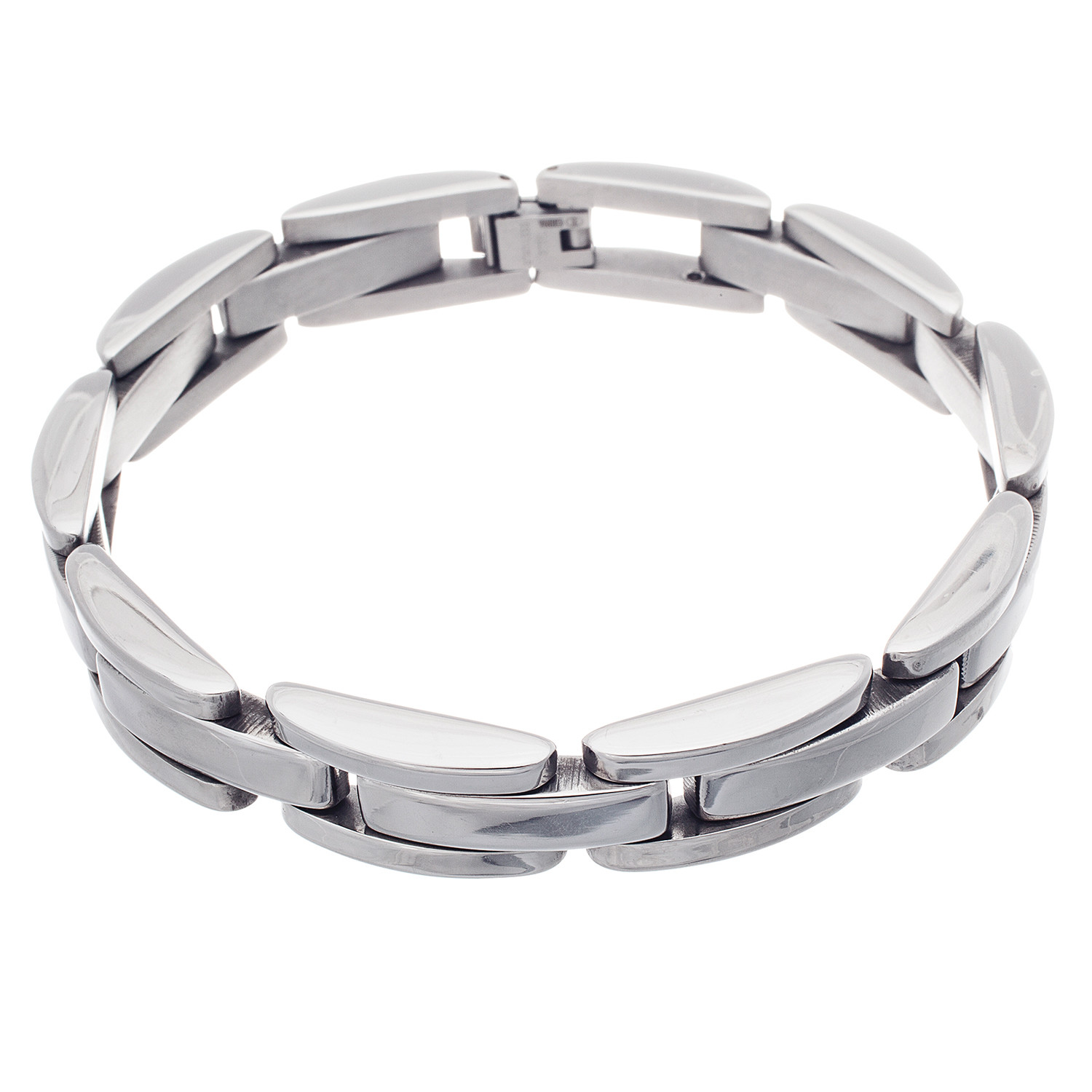 Polished Rectangle Link Bracelet - Reinforcements - Touch of Modern