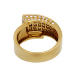 Vintage OJ Perrin 18k Yellow Gold Diamond Ring // Ring Size: 8