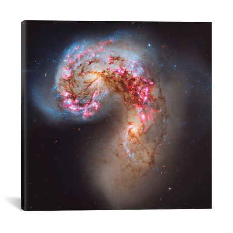 The Antennae Galaxies (NGC 4038/NGC 4039) // Roberto Colombari (18"W x 18"H x 0.75"D)