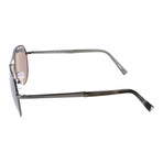 Men's EZ0035 Sunglasses // Shiny Dark Ruthenium + Smoke Mirror