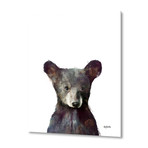 Little bear by Amy Hamilton // Aluminum (16"W x 20"H x 1.5"D)