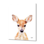 Little Deer by Amy Hamilton // Aluminum (16"W x 20"H x 1.5"D)