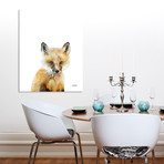 Little Fox by Amy Hamilton // Aluminum (16"W x 20"H x 1.5"D)