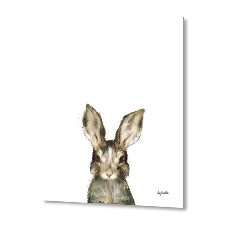 Little Rabbit by Amy Hamilton // Aluminum (16"W x 20"H x 1.5"D)