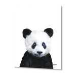 Little Panda by Amy Hamilton // Aluminum (16"W x 20"H x 1.5"D)