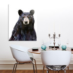 Black Bear by Amy Hamilton // Aluminum (16"W x 20"H x 1.5"D)