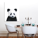 Little Panda by Amy Hamilton // Aluminum (16"W x 20"H x 1.5"D)