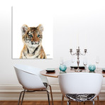 Little Tiger by Amy Hamilton // Aluminum (16"W x 20"H x 1.5"D)