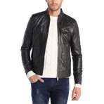 Trenton Leather Jacket // Brown (M)