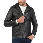 Rivera Leather Jacket // Brown (XS)