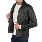 Rivera Leather Jacket // Brown (L)