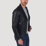 Frederick Leather Jacket // Black (XL)